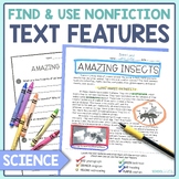 Nonfiction Text Features - Reading Passages Worksheets - S