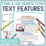 Nonfiction Text Features - Reading Passages Worksheets - U