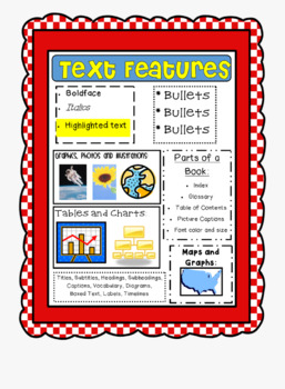 Preview of Text Features Introduction Flipchart