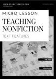 Nonfiction Text Features - Middle School - Reading Lesson