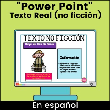Preview of Text Features Power Point in Spanish