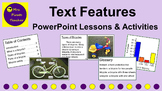 Text Features PowerPoint Lessons and Activities