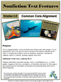Text Features Quiz - Tied to Common Core
