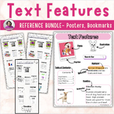 Text Features Reference BUNDLE | Posters | Student Bookmar