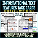 Text Features Task Cards | Google