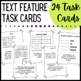 Text Features Task Cards - Text Features in Nonfiction - C