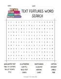 Text Features Word Search