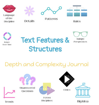 Preview of Text Features and Structures Depth and Complexity Digital Journal