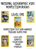 Text & Graphic Feature Hunt Using: National Geographic Kids Books