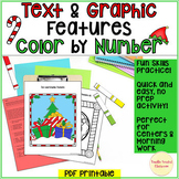 Text Graphic Features Christmas Color by Number Code