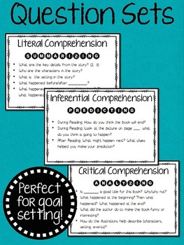Literal and Inferential Comprehension Questions for ANY book
