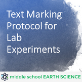 Text Marking Protocol for Lab Experiments