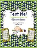Text Me! Nonfiction Reading Response Sheets