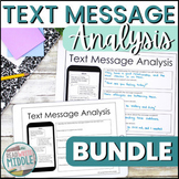 Text Message Analysis Bundle Making Inferences & Citing Evidence