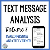 Text Message Analysis Inferences and Evidence Volume Two P