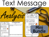 Text Message Analysis Mini Bundle: 6th Grade Inferences an