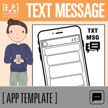 Preview of Text Message Template Activity  | Social Media Template