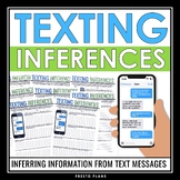 Inference Activities - Making Inferences in Text Messages 
