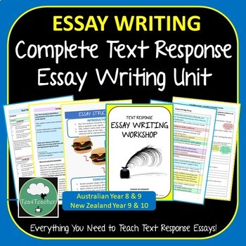 Preview of Text Response ESSAY WRITING UNIT