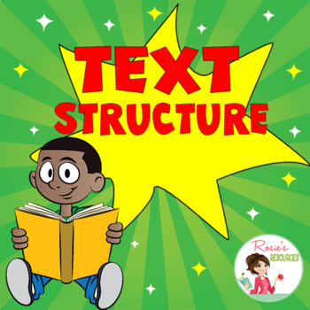 Preview of Text Structure Boom Cards - Distance Learning