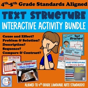 Preview of Identifying Text Structure 4th and 5th Grade Bundle