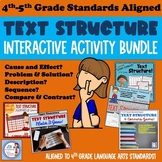 Identifying Text Structure 4th and 5th Grade Bundle