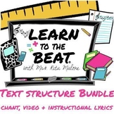 Text Structure Bundle of 6 Chants by Learn to the Beat wit