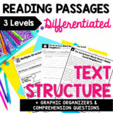 Text Structure Differentiated Reading Passages, Worksheets
