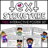 Text Structure FREEBIE: An Interactive Poster Set