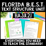 Text Structure/Features | ELA.3.R.2.1| 3rd Grade Florida B