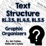 Text Structure Fiction Graphic Organizers RL.3.5 RL.4.5 RL.5.5