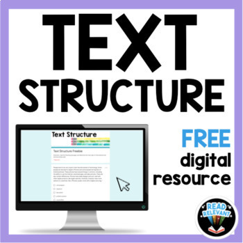 Preview of Text Structure Free Digital Activity for Google Forms