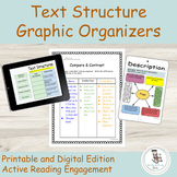 Text Structure Graphic Organizers, Nonfiction Graphic Orga