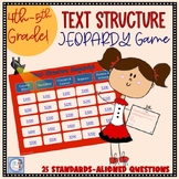 Text Structure Jeopardy Game for Intermediate Grades