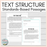 Text Structure Literature Reading Comprehension Passages a