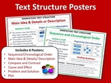 Text Structure Posters:  Set of 6 Posters in All