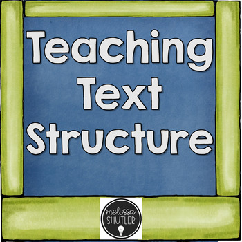 Preview of Text Structure Posters and Activities