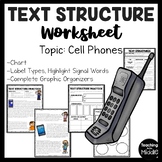 Text Structure Practice on Cell Phones for Upper Elementar