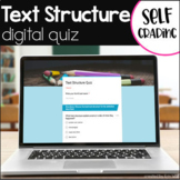 Text Structure Quiz Digital