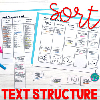 Preview of Text Structure Activity