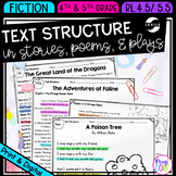 Text Structure Fiction Poems Prose Drama Stories Reading P