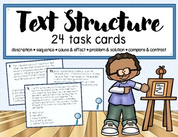 Preview of Text Structure Task Cards