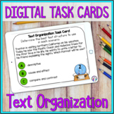 Text Structure Task Cards for Google Classroom™