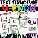 Nonfiction Text Structure Game | Test Prep Review | Text S