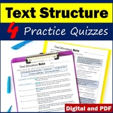 Text Structure Worksheets - Printable & Digital