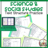 Science & Social Studies Reading Comprehension Text Struct