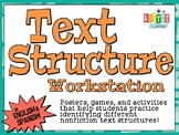TEXT STRUCTURE  6-Activity Workstation - ENGLISH & SPANISH