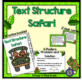 Text Structure for Third Grade | Task Cards | Activities