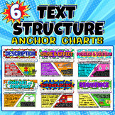 Text Structures Anchor Charts ~ 6 Individual Text Structur