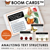 Text Structures BOOM Cards™ & Task Cards for Digital Digit